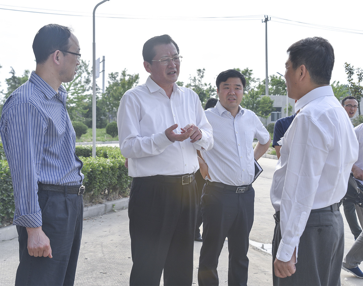 徐州市委常委、徐州经济技术开发区党工委书记王强参观升华电梯“无人化工厂”(图5)